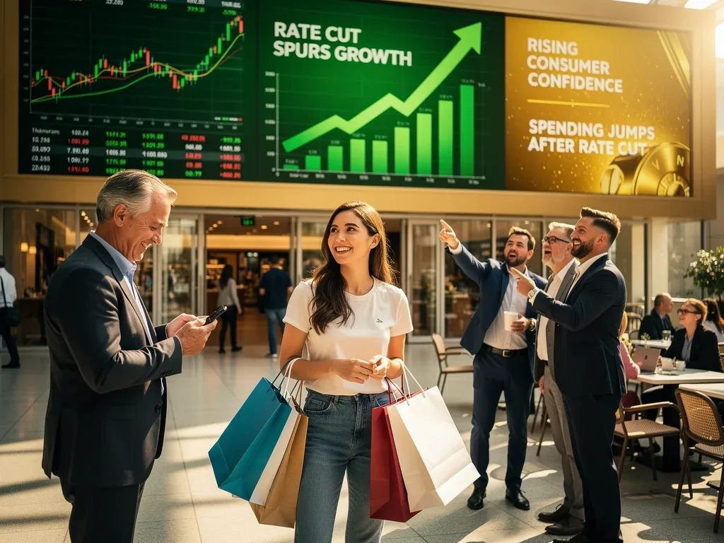 Consumers and investors reacting positively to economic news