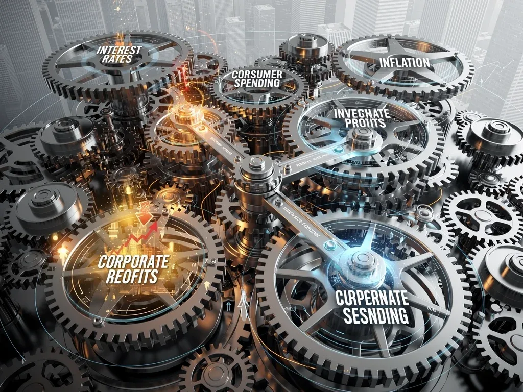 Economic indicators influencing corporate profitability and investment decisions