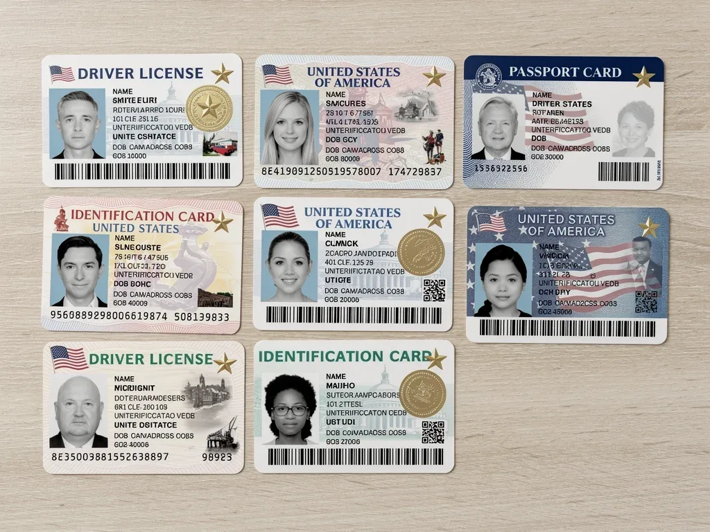 Examples of Real ID compliant identification documents