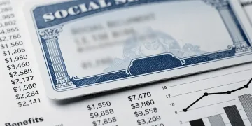 Social Security card on financial documents illustrating the COLA increase.