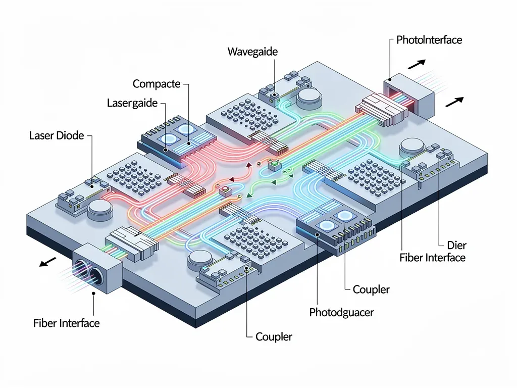 Internal components of an optical interconnect module