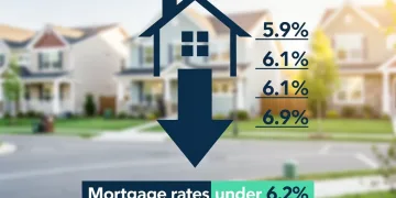Downward trending 30-year mortgage rates impacting US housing market