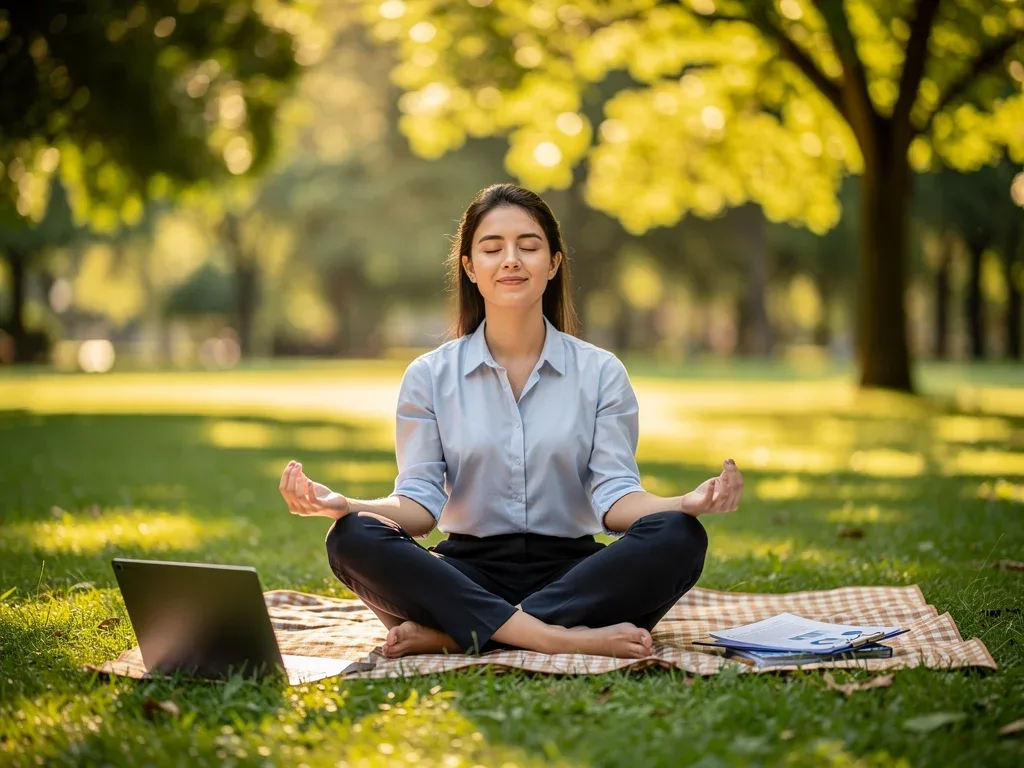 Employee enjoying improved work-life balance through a 4-day workweek