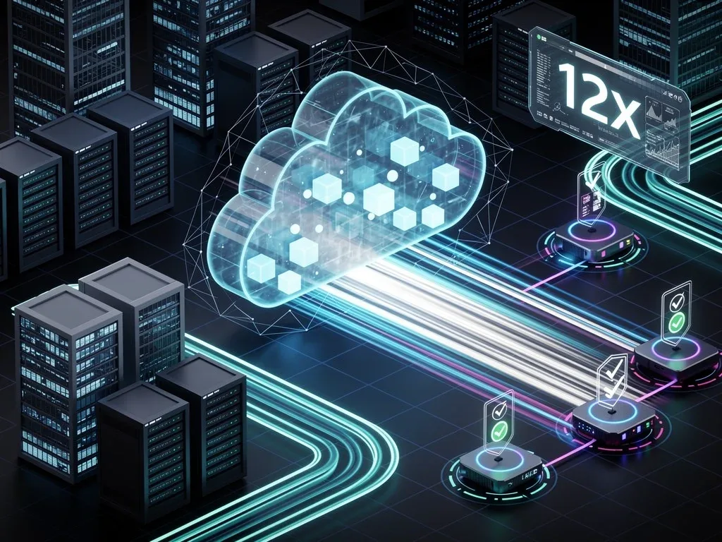 Data packets speeding through an enterprise cloud network with 12x faster verification